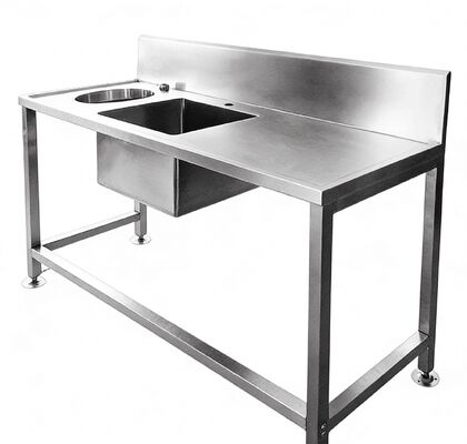Professional Product 304 Stainless Steel Medical Sinks 316 Sluice Hopper Sink For Hospital Lab Commercial Clinic Free Standing Sink Hand Washing Basin