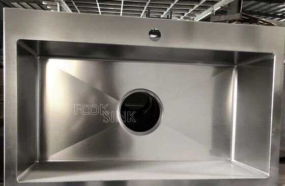 人気コリアンスタイル トップマウントシンク 860x520mm 185mm 排水孔付きエムボスキッチンシンク ハニーコム ナノシンク 摩擦耐性 Ss304 不鋼シンク アパート用 フラット