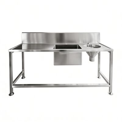 プロフェッショナル製品 304 ステンレス鋼医療用シンク 316 スルースホッパーシンク 病院ラボ商業クリニック用自立型シンク 手洗い洗面器