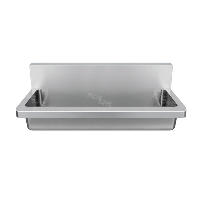 工業用水槽 1800×435mm 304 工場用 ステンレススチール水槽 学校用 刷毛仕上げ 壁掛け 304 洗浄しやすい金属洗浄槽 ラベロ